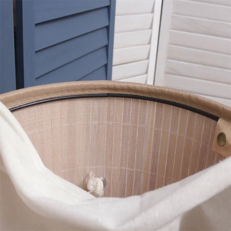 Panier de rangement - BambooLaundryBasket™ - Naturel - Solutions Rangement