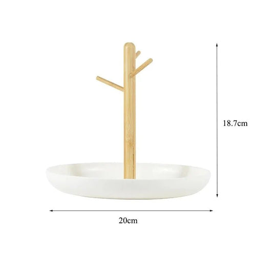 Rangement Clé - BranchRoundTray™ - Blanc - Solutions Rangement