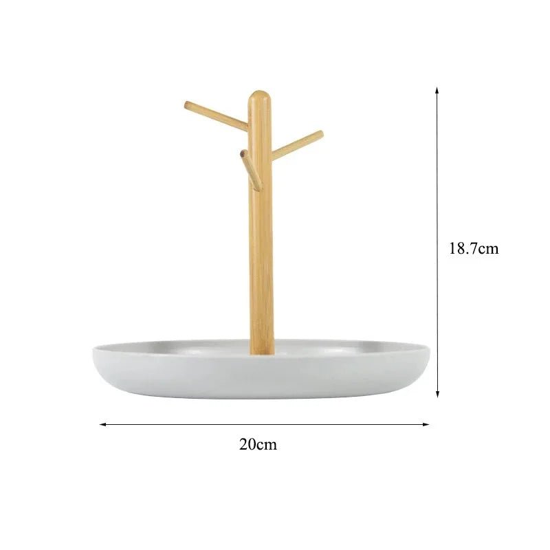 Rangement Clé - BranchRoundTray™ - Gris - Solutions Rangement